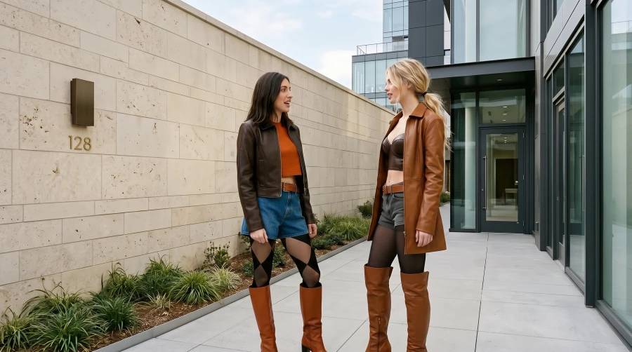 Two Ways to Wear Brown Leather - Image 5