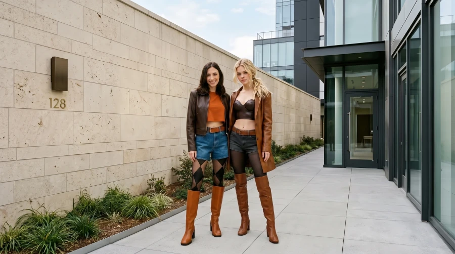 Two Ways to Wear Brown Leather - Image 12